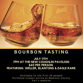 Bourbon Tasting at Madison County Fair 2024